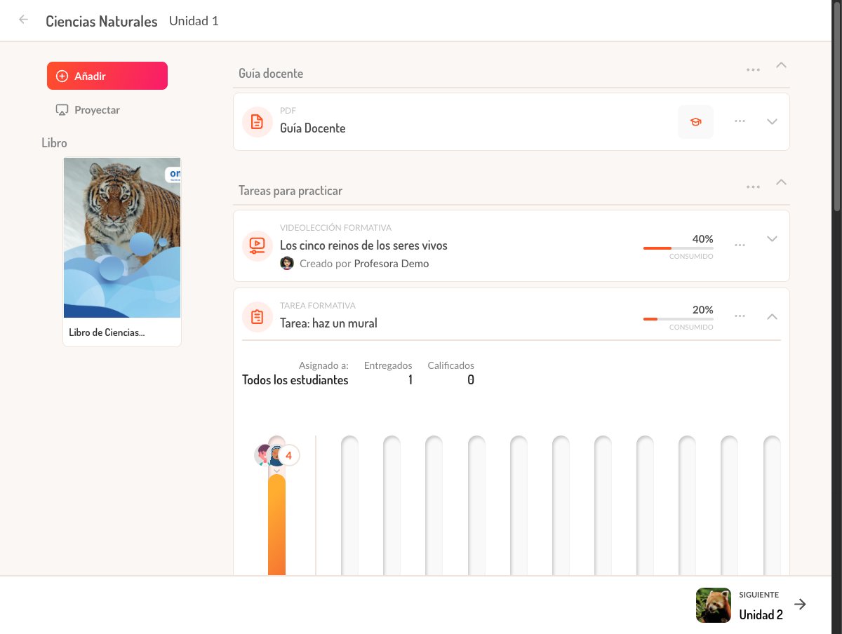 Detalle expandido de una tarea con resultados